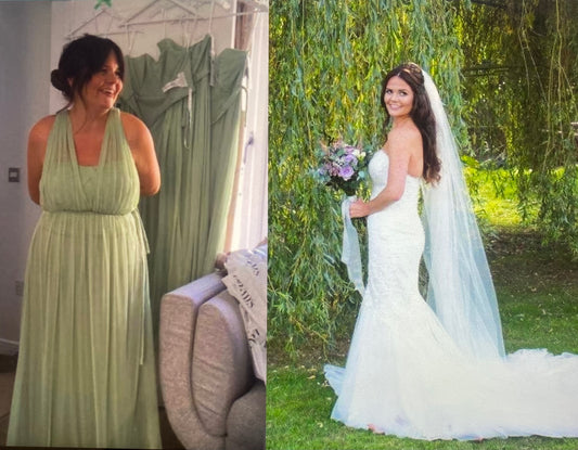 Jenine’s Wedding and Post baby transformation