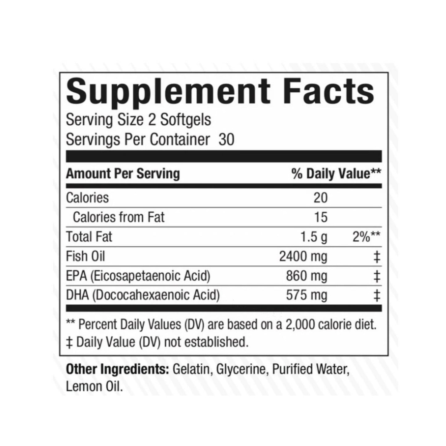 Omega 3 Fish Oil